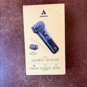 Andis Black inFORM Shaver with Bonus Foil Head